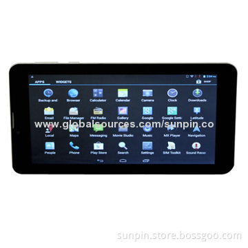 Wholesale OEM 7-inch MTK6572 Dual Core 2G 3G Tablet PC 1GB/8GB Dual Sim Card Slot Android 4.2
